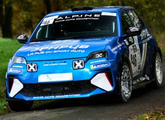 Alpine A290 Rallye at the 2025 Rally de l'Indre